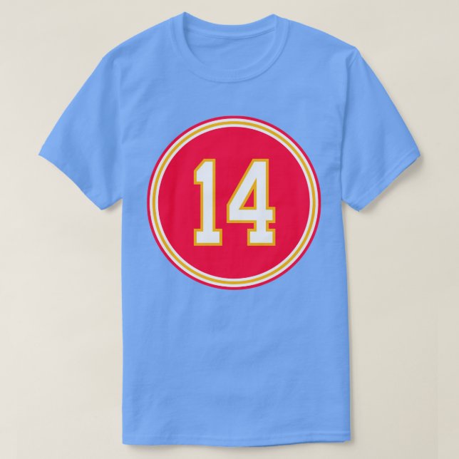 Sammy Watkins Number 14 Jersey Kansas City Chiefs T-Shirt (Design vorne)