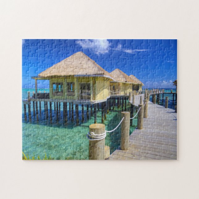 Samoa Beach Huts. Puzzle (Horizontal)
