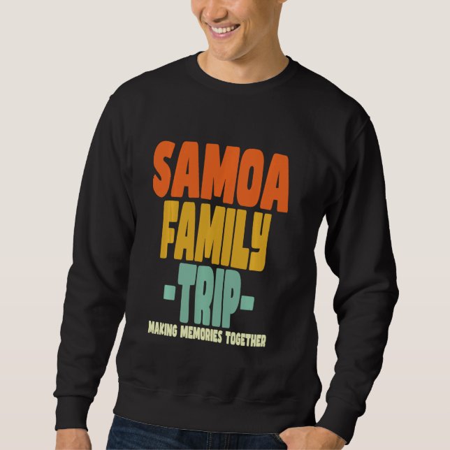 Samoa Familienreise Urlaub Samoa Sweatshirt (Vorderseite)