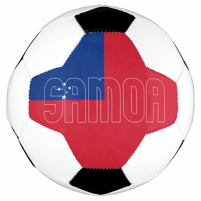 Samoa Flag Adorable Patriotic Fußball (Vorderseite)