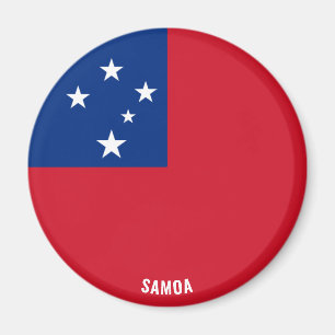 Samoa Flag Charming Patriotic Magnet