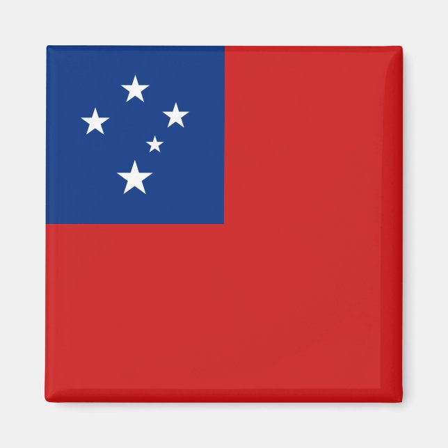 Samoa Flag Magnet (Vorne)