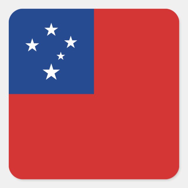 Samoa Flag Sticker (Vorderseite)