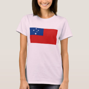 Samoa Flag x Map T - Shirts