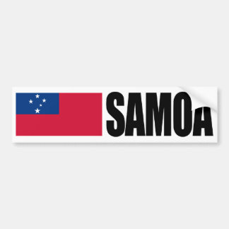 Samoa-Flagge Autoaufkleber