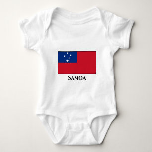 Samoa-Flagge Baby Strampler