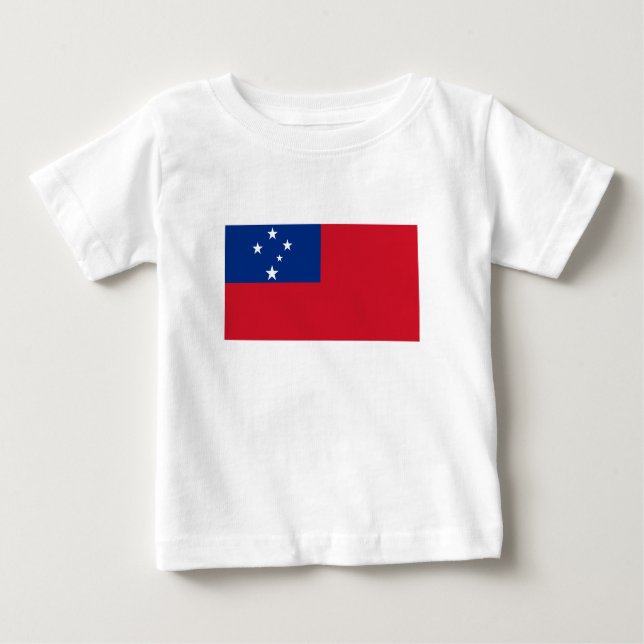 Samoa-Flagge Baby T-shirt (Vorderseite)