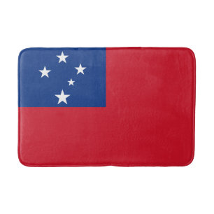 Samoa-Flagge Badematte