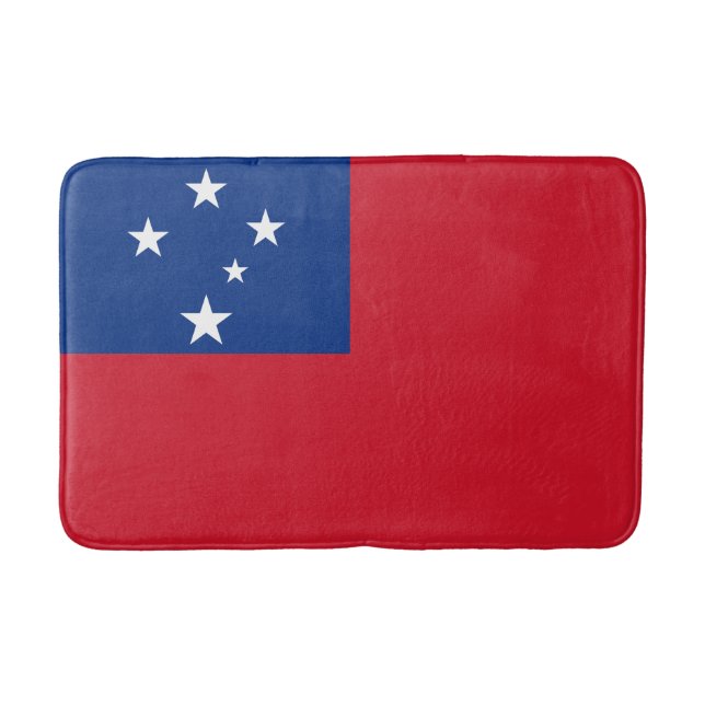 Samoa-Flagge Badematte (Vorderseite)