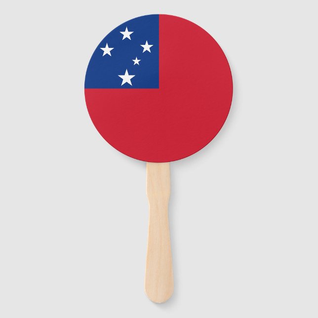 Samoa-Flagge Fächer (Vorderseite)