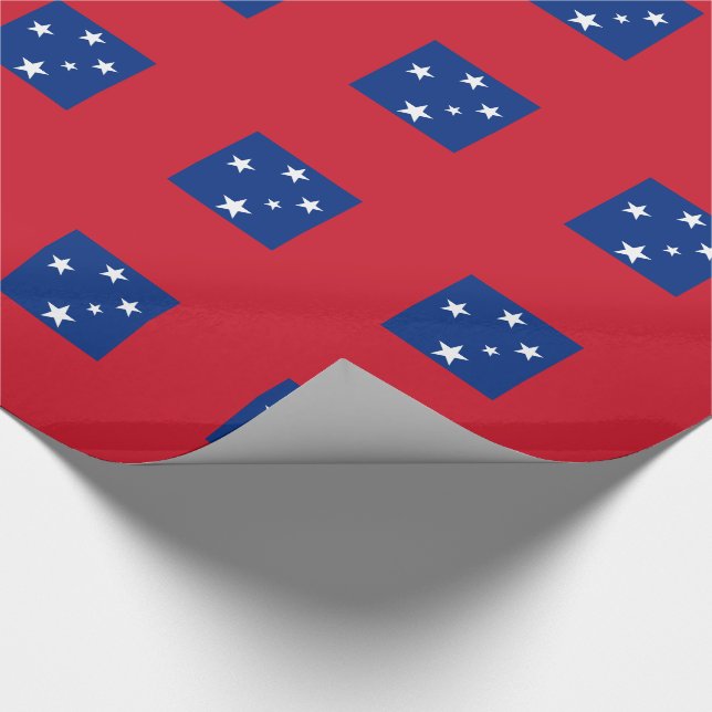 Samoa-Flagge Geschenkpapier (Ecke)