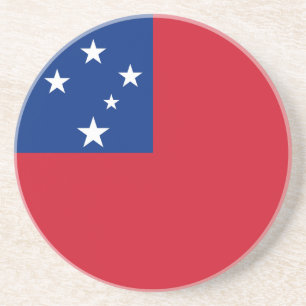 Samoa-Flagge Getränkeuntersetzer
