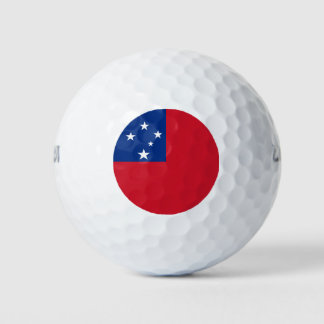 Samoa-Flagge Golfball