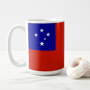Samoa-Flagge Kaffeetasse