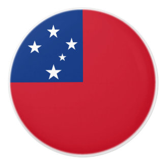 Samoa-Flagge Keramikknauf