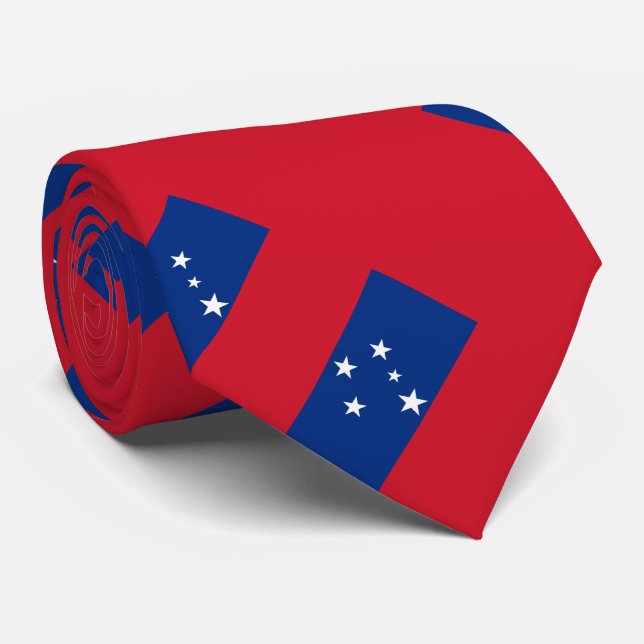 Samoa-Flagge Krawatte (Gerollt)