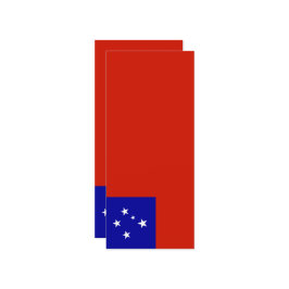 Samoa-Flagge Menükarte