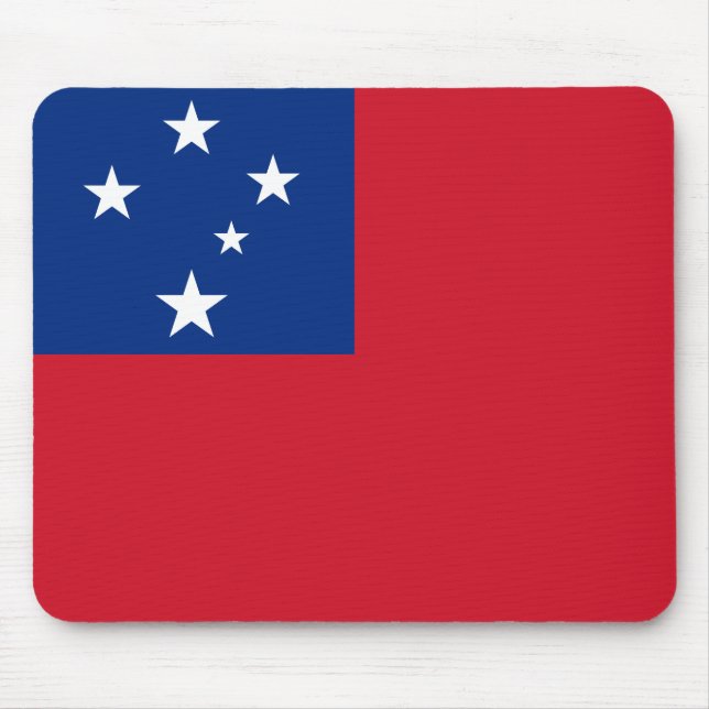 Samoa-Flagge Mousepad (Vorne)