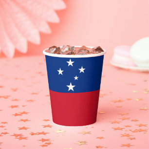 Samoa-Flagge Pappbecher