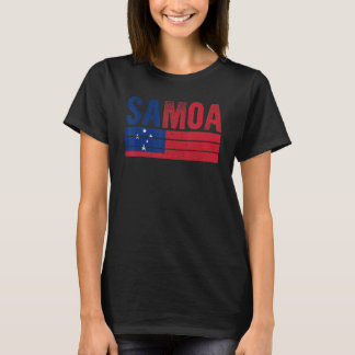 Samoa-Flagge Samoanische Männer Frauen Kinder T-Shirt