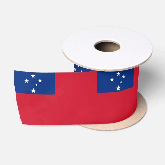 Samoa-Flagge Satinband (Spule)