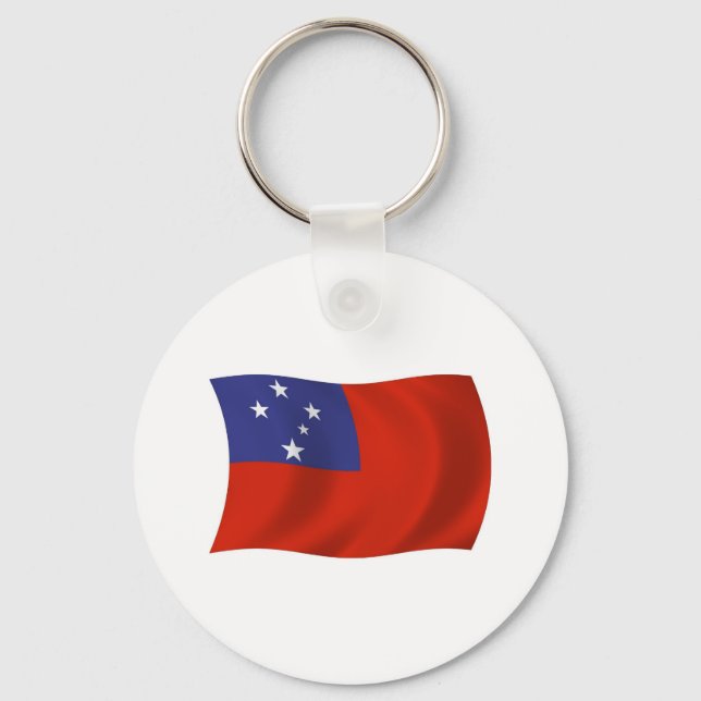Samoa-Flagge Schlüsselanhänger (Vorderseite)