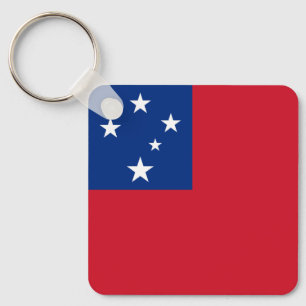 Samoa-Flagge Schlüsselanhänger