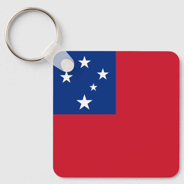 Samoa-Flagge Schlüsselanhänger (Vorderseite)