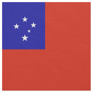 Samoa-Flagge Stoff