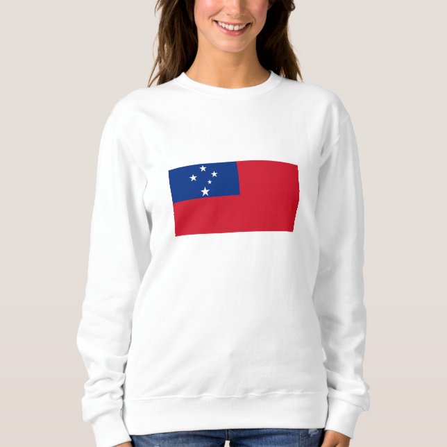 Samoa-Flagge Sweatshirt (Vorderseite)