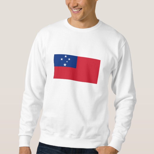 Samoa-Flagge Sweatshirt (Vorderseite)