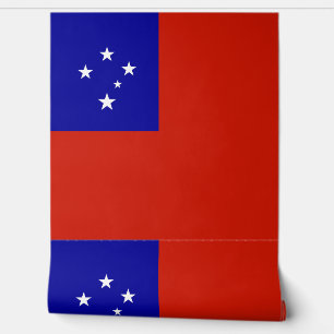 Samoa-Flagge Tapete