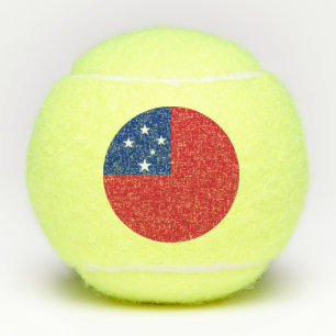 Samoa-Flagge Tennisbälle