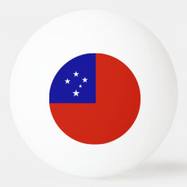 Samoa-Flagge Tischtennisball