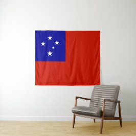 Samoa-Flagge Wandteppich