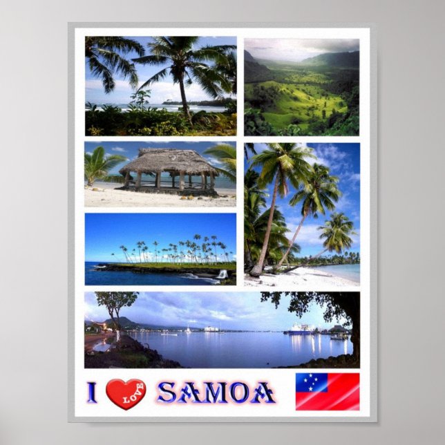 Samoa - I Liebe - Poster (Vorne)