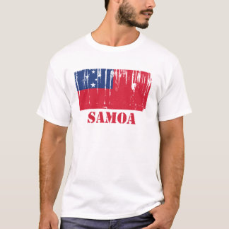 Samoa-Inseln Flagge T-Shirt