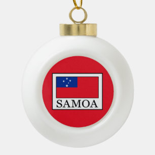 Samoa Keramik Kugel-Ornament