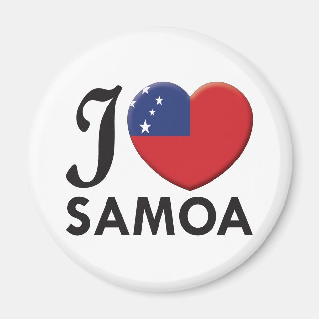 Samoa-Liebe Magnet (Vorne)