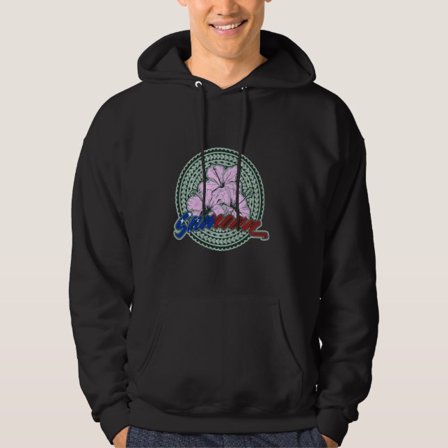 Samoa Polynesisch Siapo Museo Cantonale d'Arte Hoodie (Vorderseite)