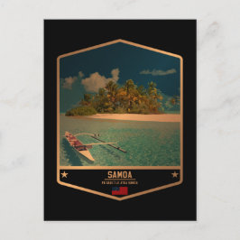 Samoa Postkarte