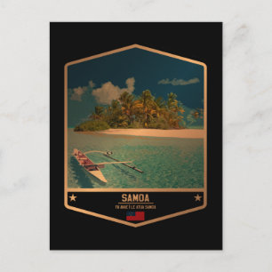 Samoa Postkarte