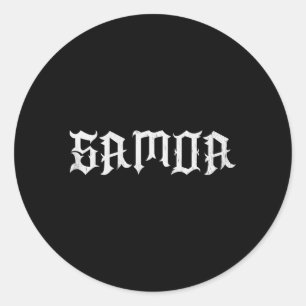 Samoa Samoan Pride Polynesien Runder Aufkleber