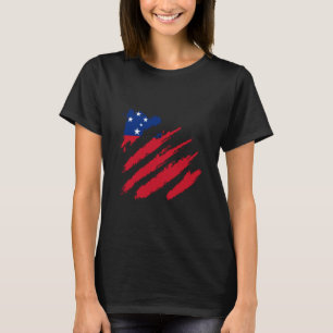 Samoa Samoan Pride Samoan Roots Claw Samoan Flagge T-Shirt