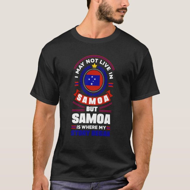 Samoa Samoan Samoa Flag Zitat T-Shirt (Vorderseite)