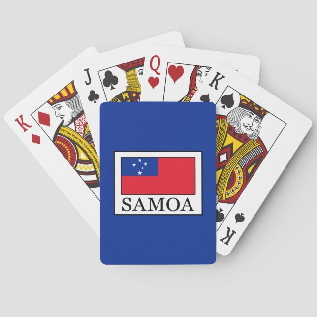 Samoa Spielkarten (Rückseite)