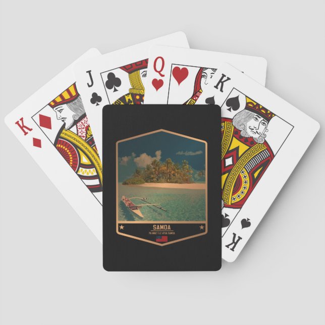 Samoa Spielkarten (Rückseite)