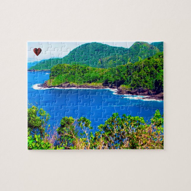 Samoa-Strandszene Puzzle (Horizontal)