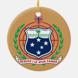 Samoa Weihnachtsdekoration Keramik Ornament