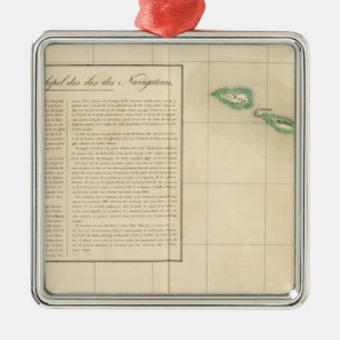 Samoaische Inseln Ozeanien keine 41 Silbernes Ornament